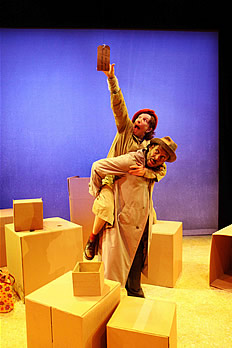 Photograph by Toby Farrow, from the production of Home at Bristol Old Vic Theatre with Andrew Francis and Maggie Tagney