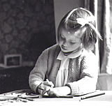 photograph of Lizzie Allen as a child