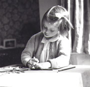 photograph of Lizzie Allen as a child
