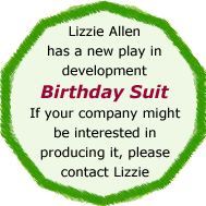 Lizzie Allen has a new play in devellopment: Birthday Suit