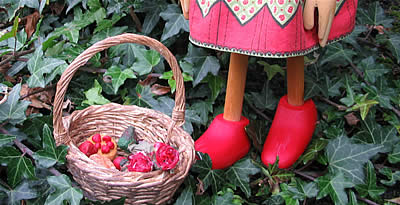 puppet's feet and basket  from Little Red ... You Know Who