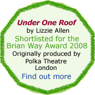 Under One Roof by Lizzie Allen. Originally produced by Polka Theatre, London. Find out more.
